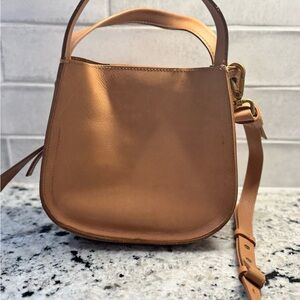 Madewell Tan Leather Crossbody Bag
